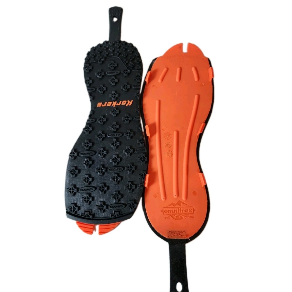 Korkers OmniTrax Kling-On Studded Replacement Soles Mens 8.5-9 Fly Fish Hike New